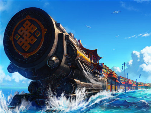 DNF60版本海上列车加载界面